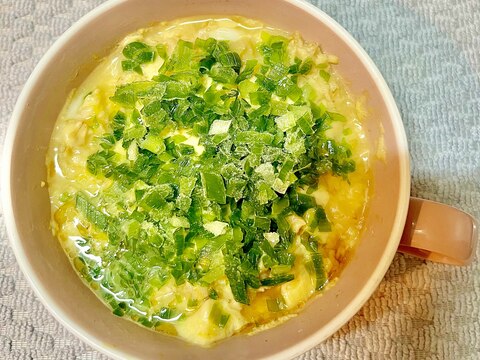 レンジのみ⭐︎オートミール卵雑炊